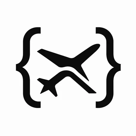 Round Tripprx Boarding Passes black aircraft emblem on white