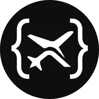 Original Round Tripprx white aircraft and braces emblem